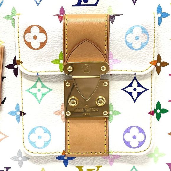 Louis Vuitton Monogram Alma GM Handbag Multicolor Canvas White - Picture 5 of 11